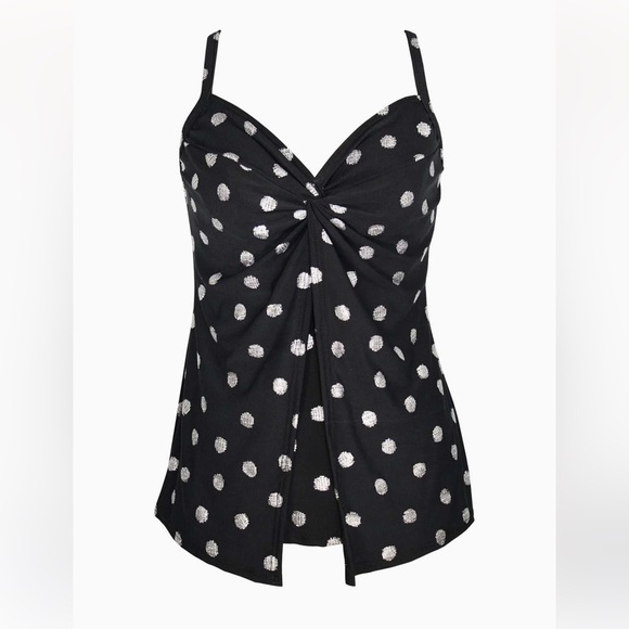 NWT MIRACLESUIT Pizzelles Love Knot Tankini Top - Picture 5 of 7